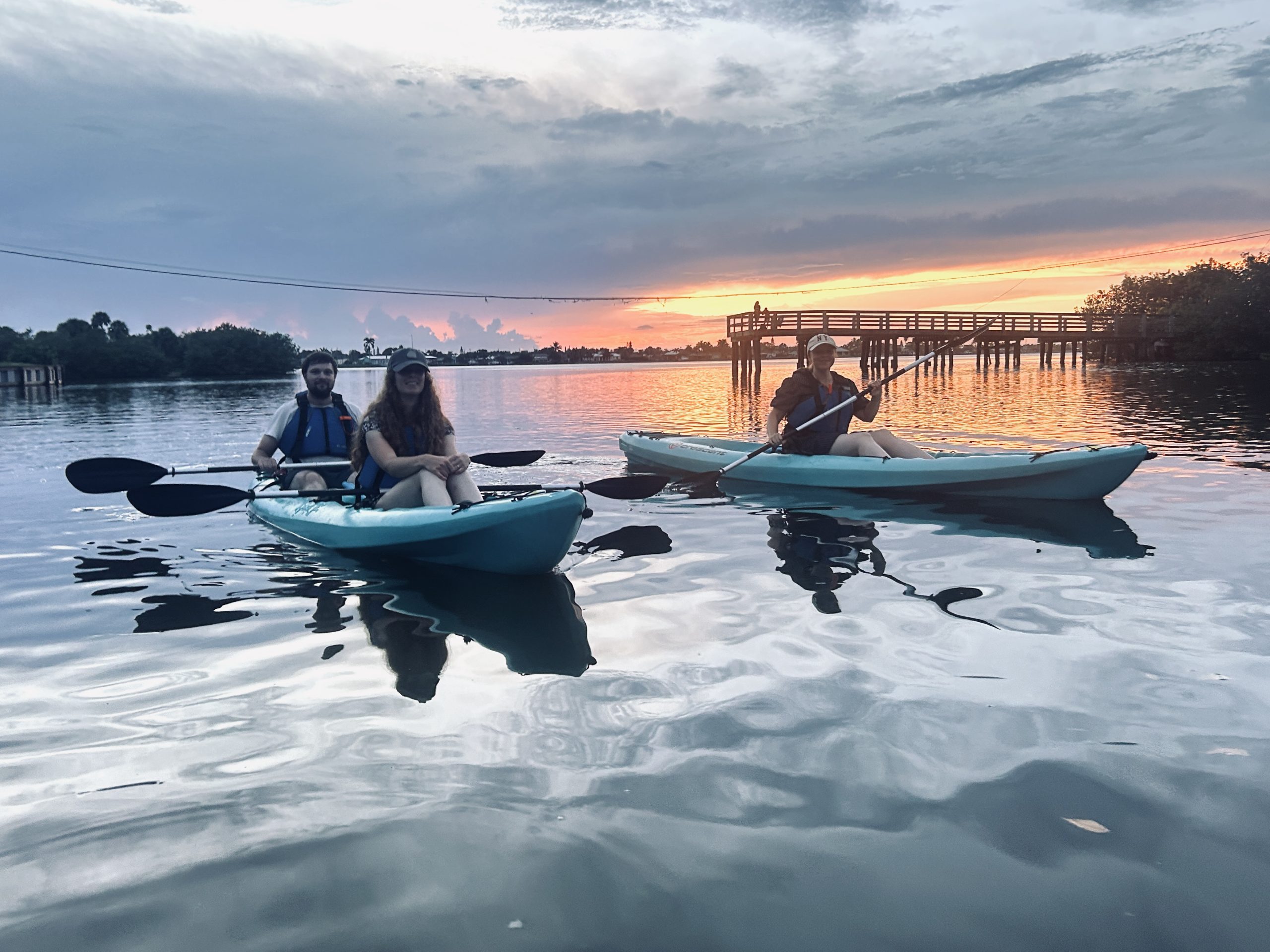 Sunset tour on the indian river lagoon